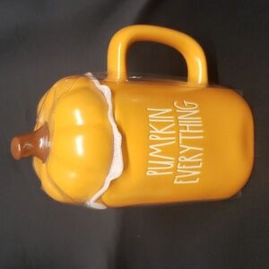 Rae Dunn NWT "PUMPKIN EVERYTHING" Lidded Mug